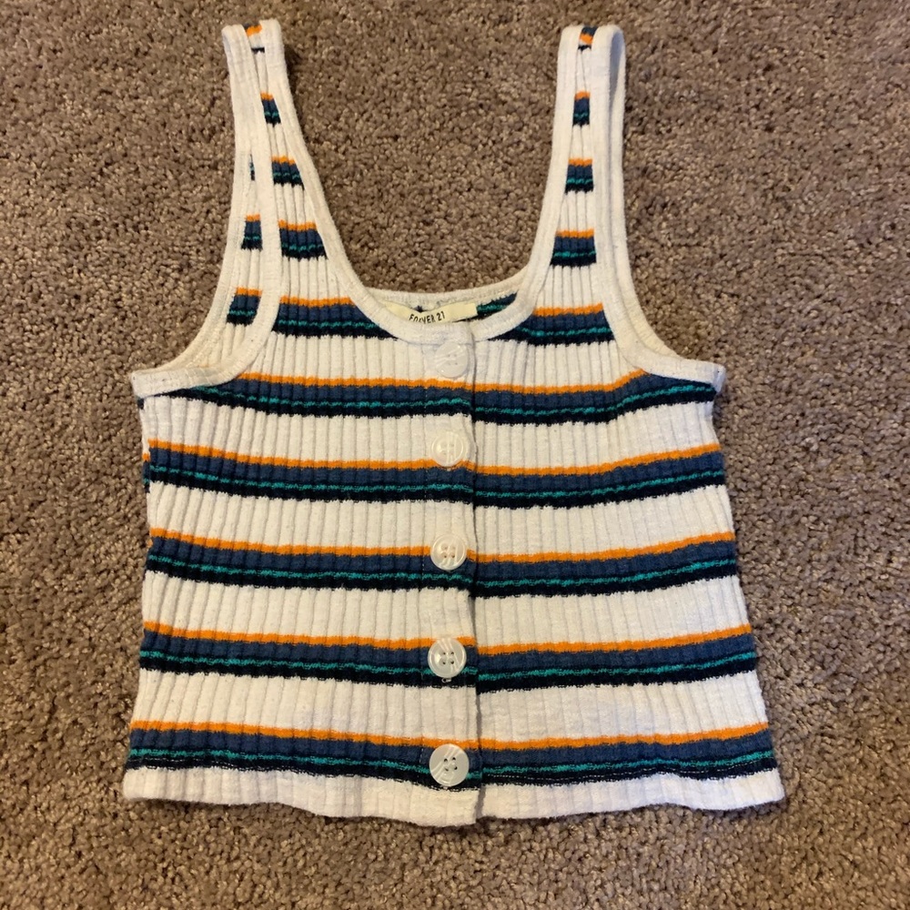 Striped crop top
